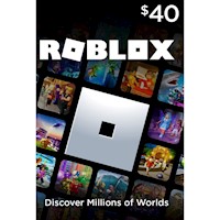 Roblox Gift Card 40 USD Tarjeta Robux 3200 Global - Código Digital